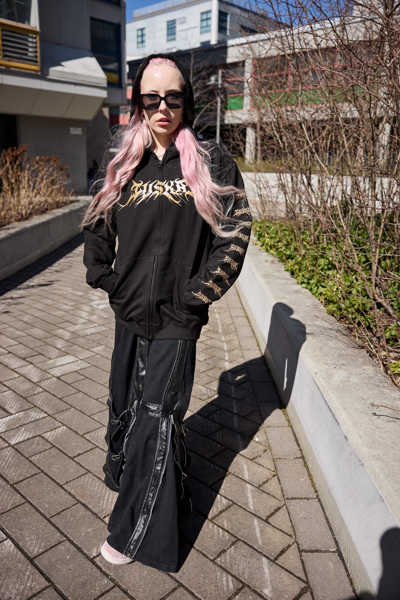 Tuska, Metalcore Gold Logo, Zip Hoodie