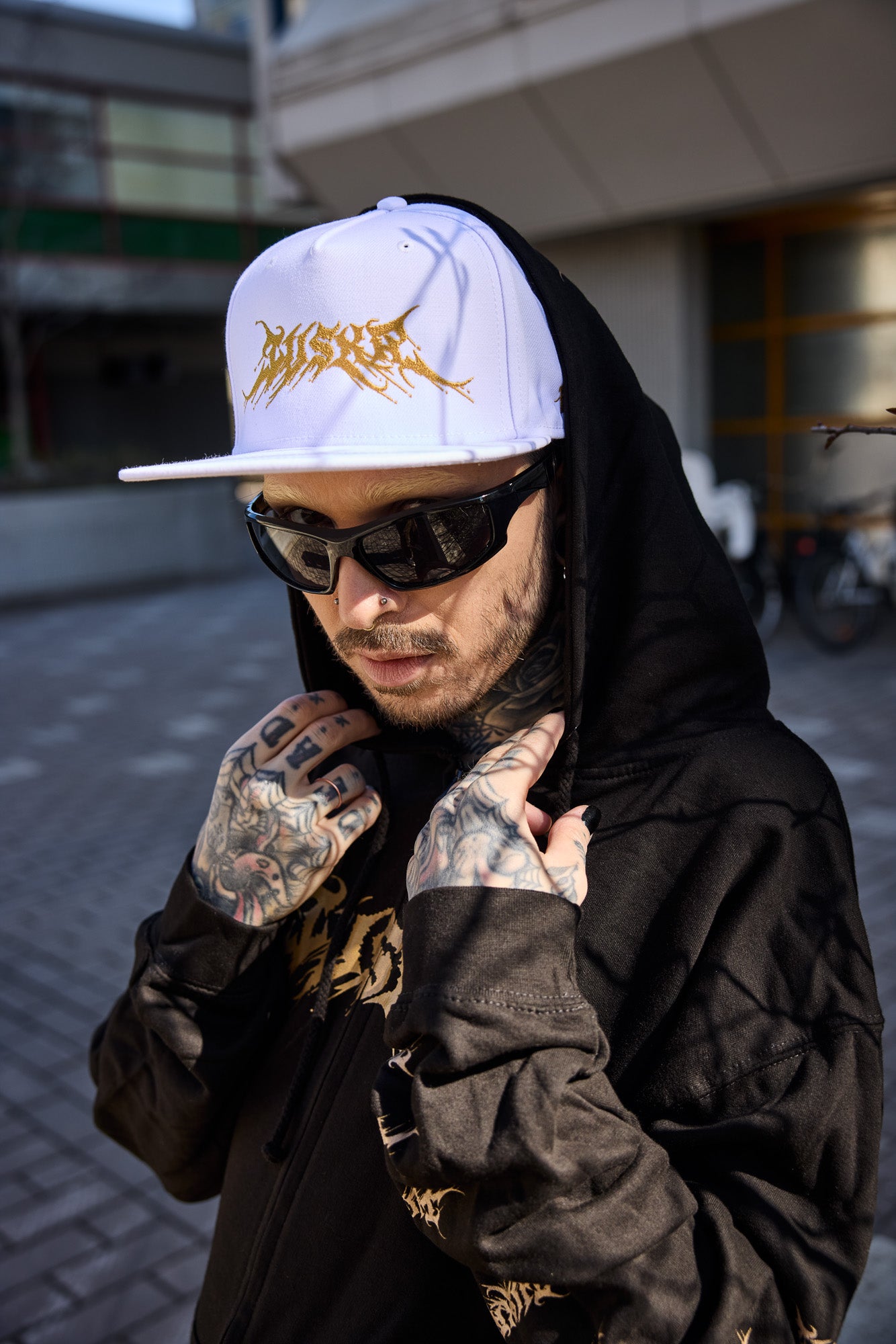 Tuska, Metalcore Gold Logo, White Premium Snapback Cap