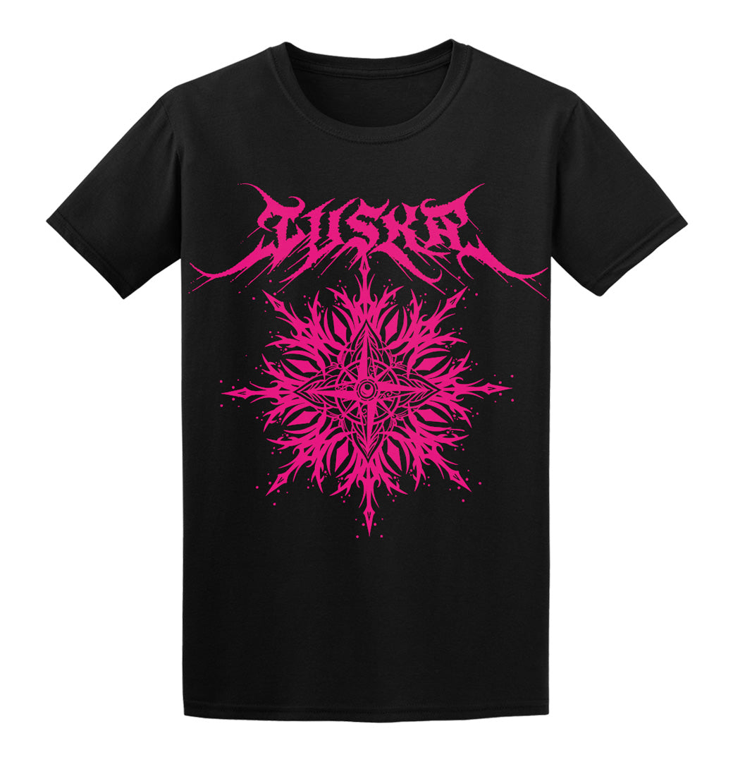 Tuska, Dark Mandala Compass Pink, T-Shirt