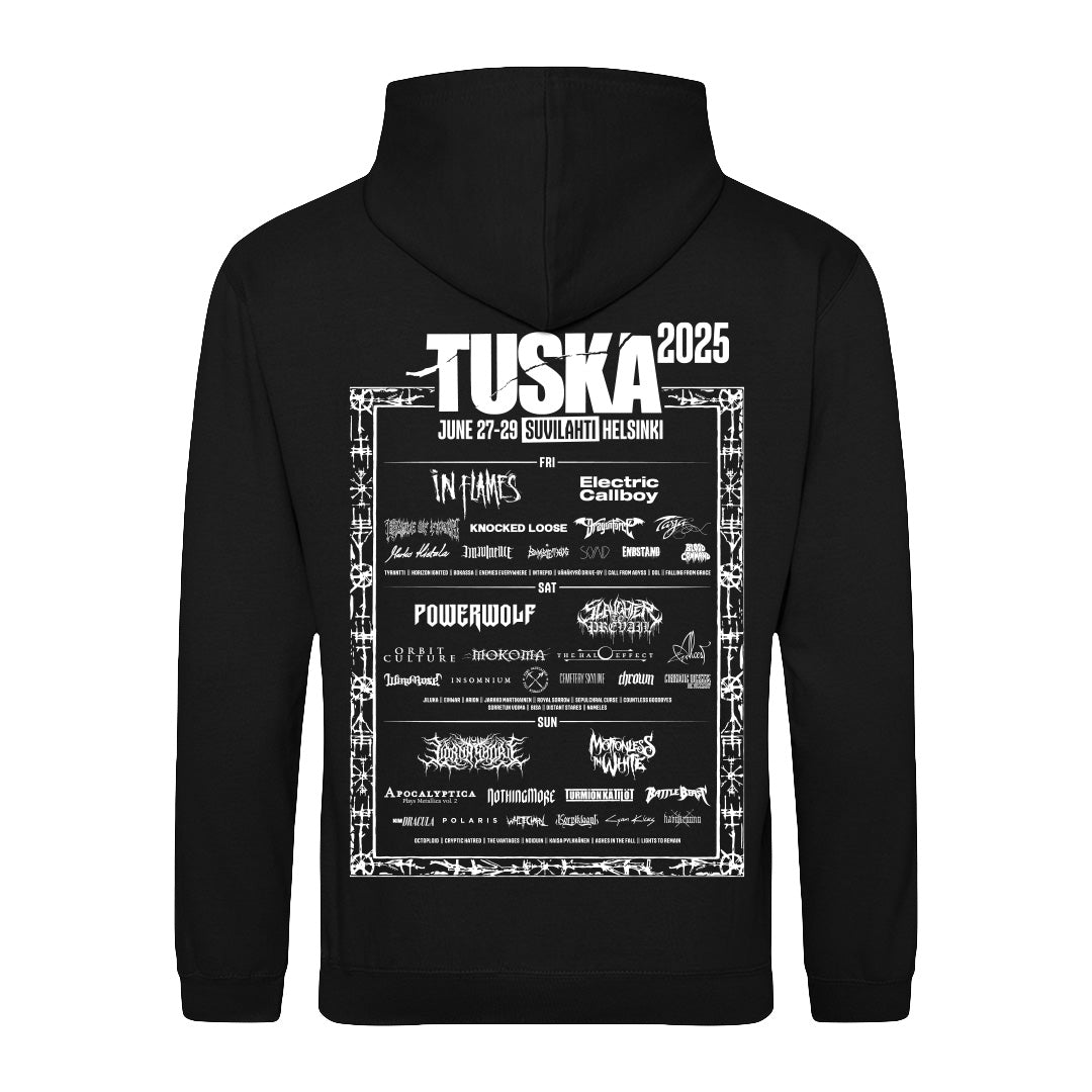 Tuska 2025 Event Deathcore White, Pullover Hoodie