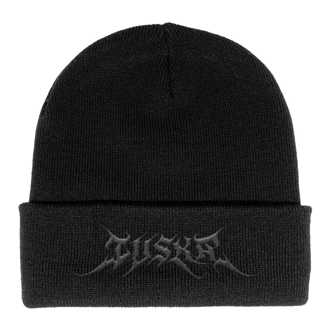 Tuska, Metalcore Black-on-Black Logo, Cuffed Beanie