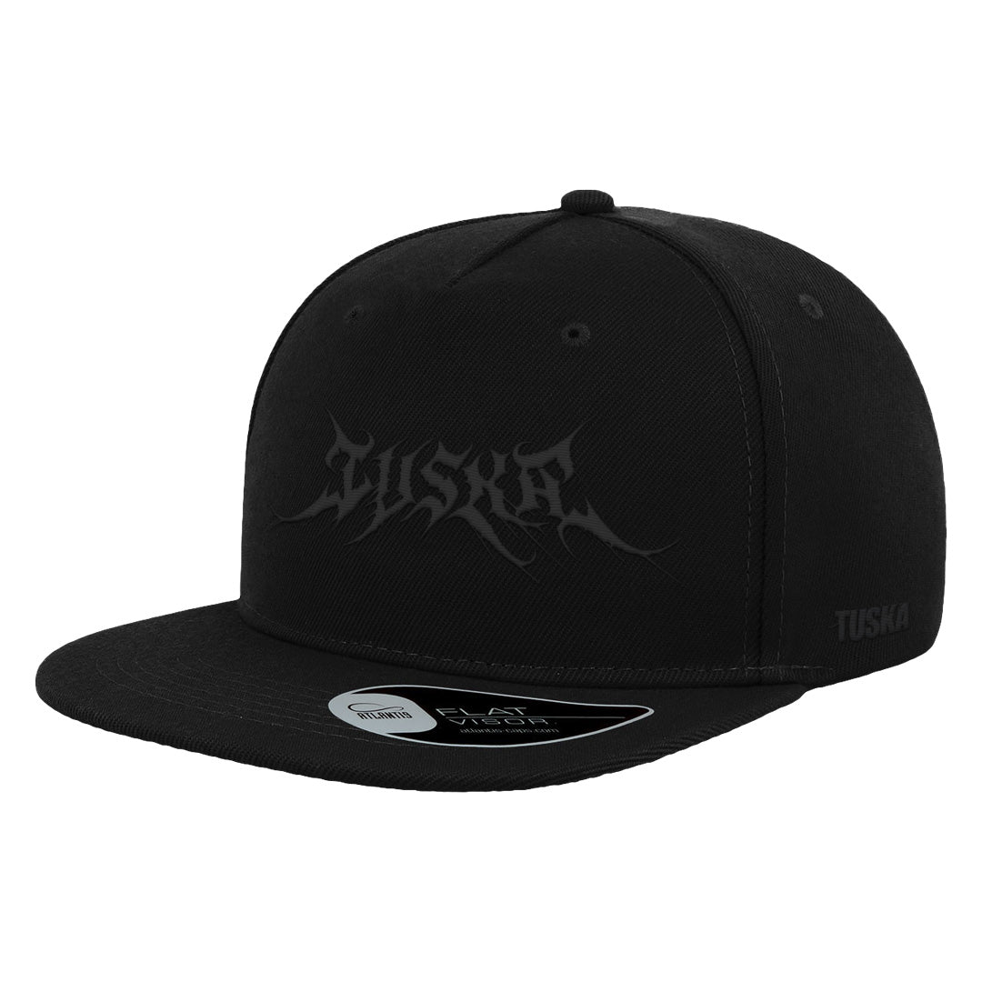 Tuska 2024, Metalcore Black-on-Black Logo, Premium Snapback Cap