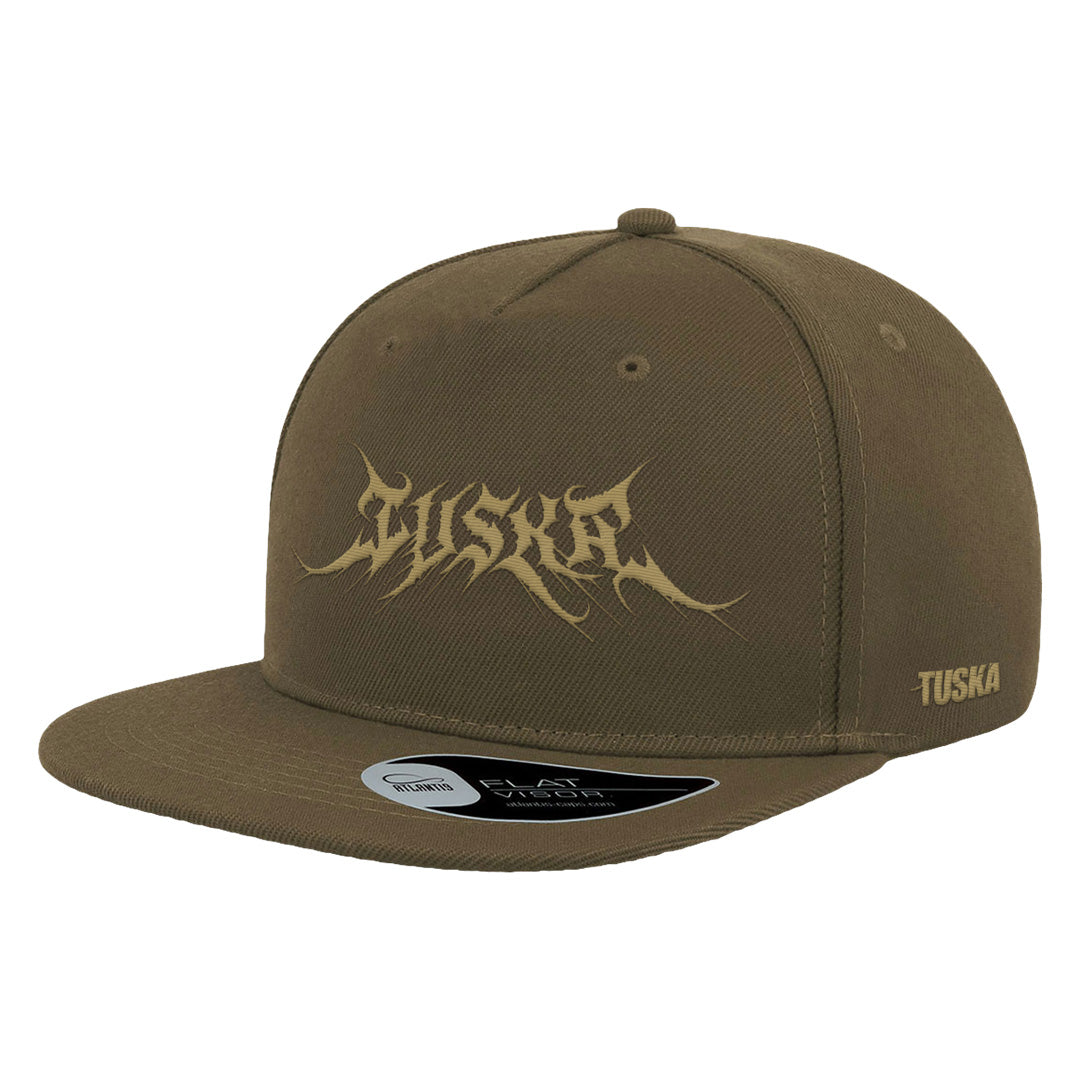 Tuska, Metalcore Gold Logo, Olive Green Premium Snapback Cap
