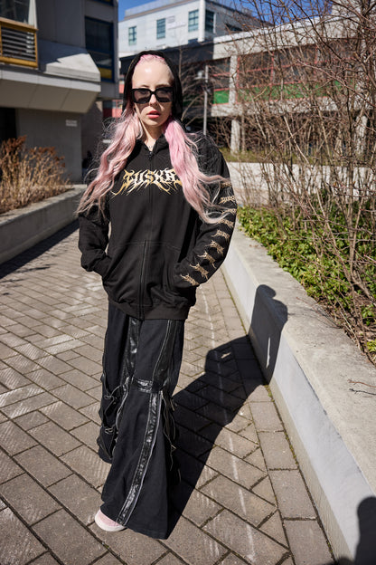 Tuska, Metalcore Gold Logo, Zip Hoodie