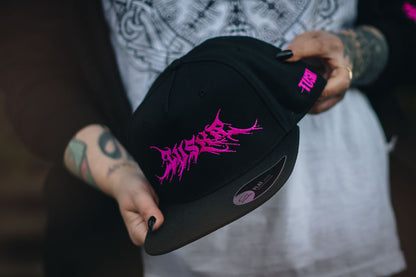 Metalcore Pink Logo, Premium Snapback Cap