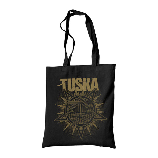 Tuska 2024, Inverted Cross Gold, Shopping Bag