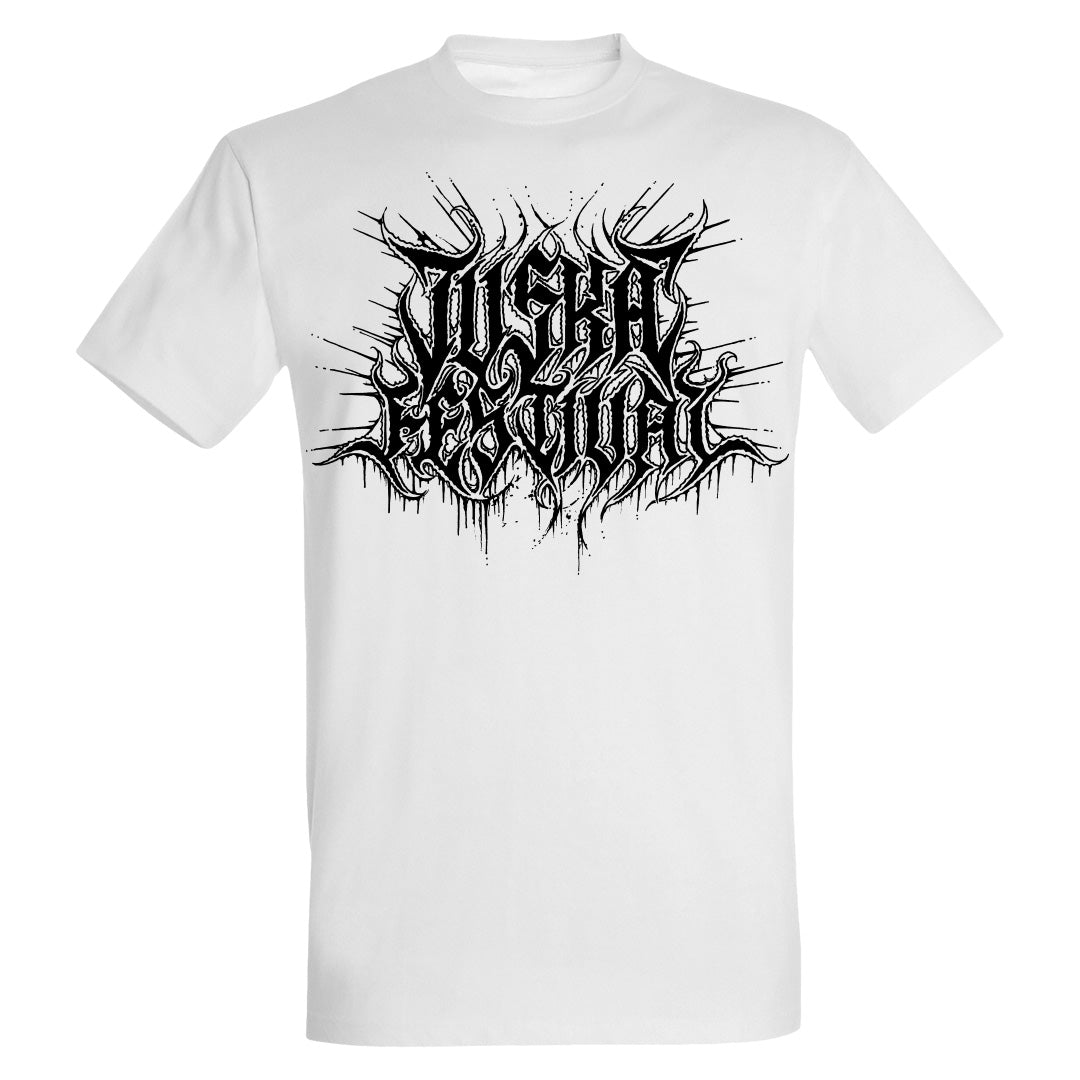 Tuska 2026 Event Deathcore Logo, White T-Shirt