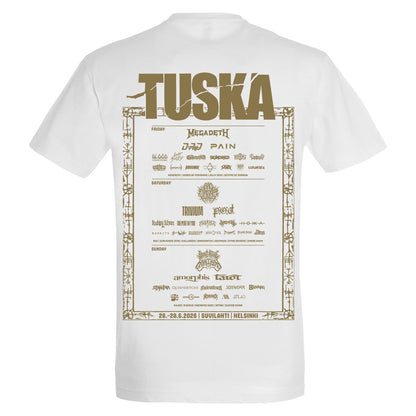 Tuska, Event 2026 Gasometer Gold, White T-Shirt
