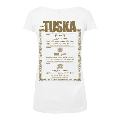Tuska Event 2026 Gold Gasometer, White Women's T-Shirt
