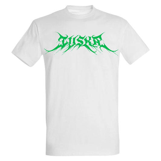 Tuska, Metalcore Logo Green, White T-Shirt