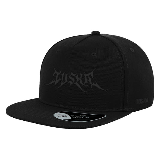 Tuska 2024, Metalcore Black-on-Black Logo, Premium Snapback Cap