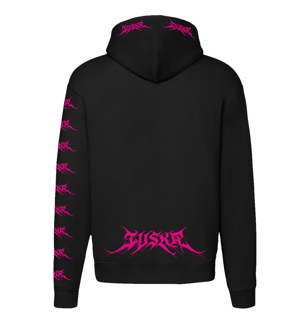 Tuska 2024, Metalcore Pink Logo, Zip Hoodie