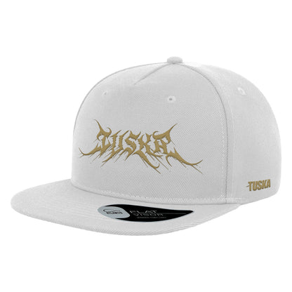Tuska, Metalcore Gold Logo, White Premium Snapback Cap