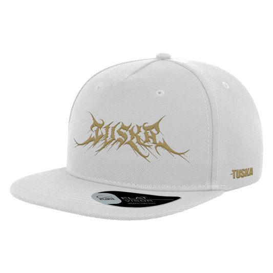 Tuska, Metalcore Gold Logo, White Premium Snapback Cap